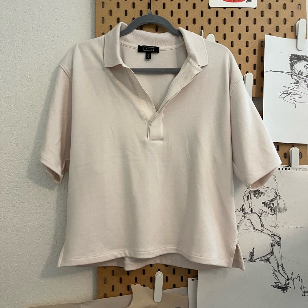AYR Cropped Polo Shirt